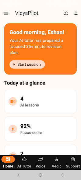 VidyaPilot Student Dashboard