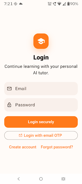 VidyaPilot Login Screen